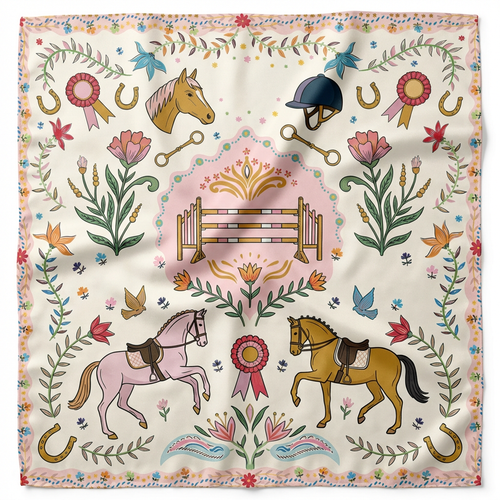 Pañuelo Jardin Ecuestre