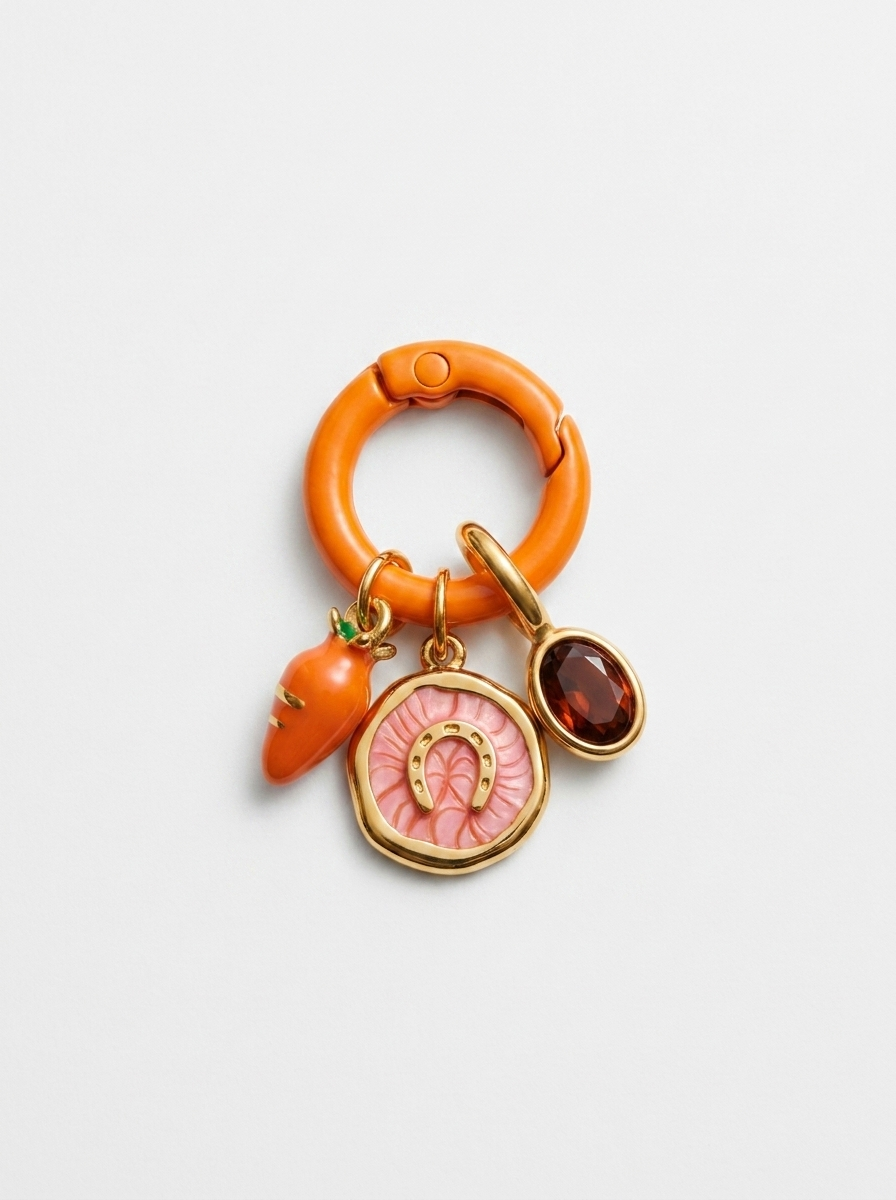 Charm con mosquetón Colors