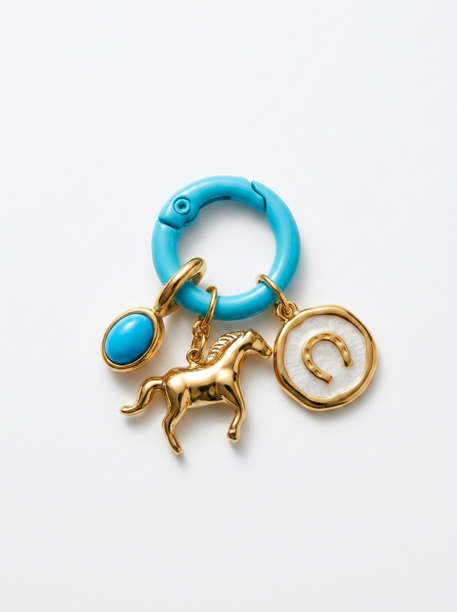 Charm con mosquetón Colors